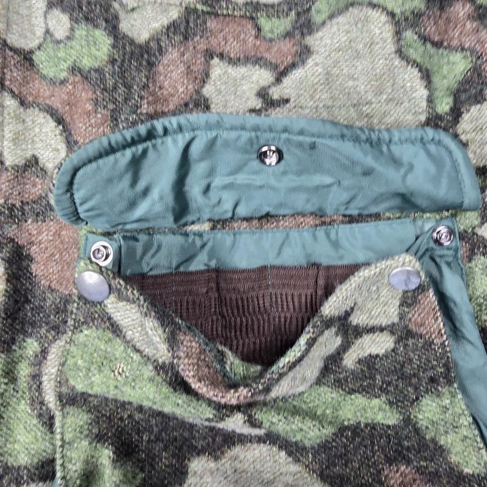Outdoors Man By Pendleton Camo Field Jacket Mens XL 100% Wool‎ Game Pouch 3M VTG